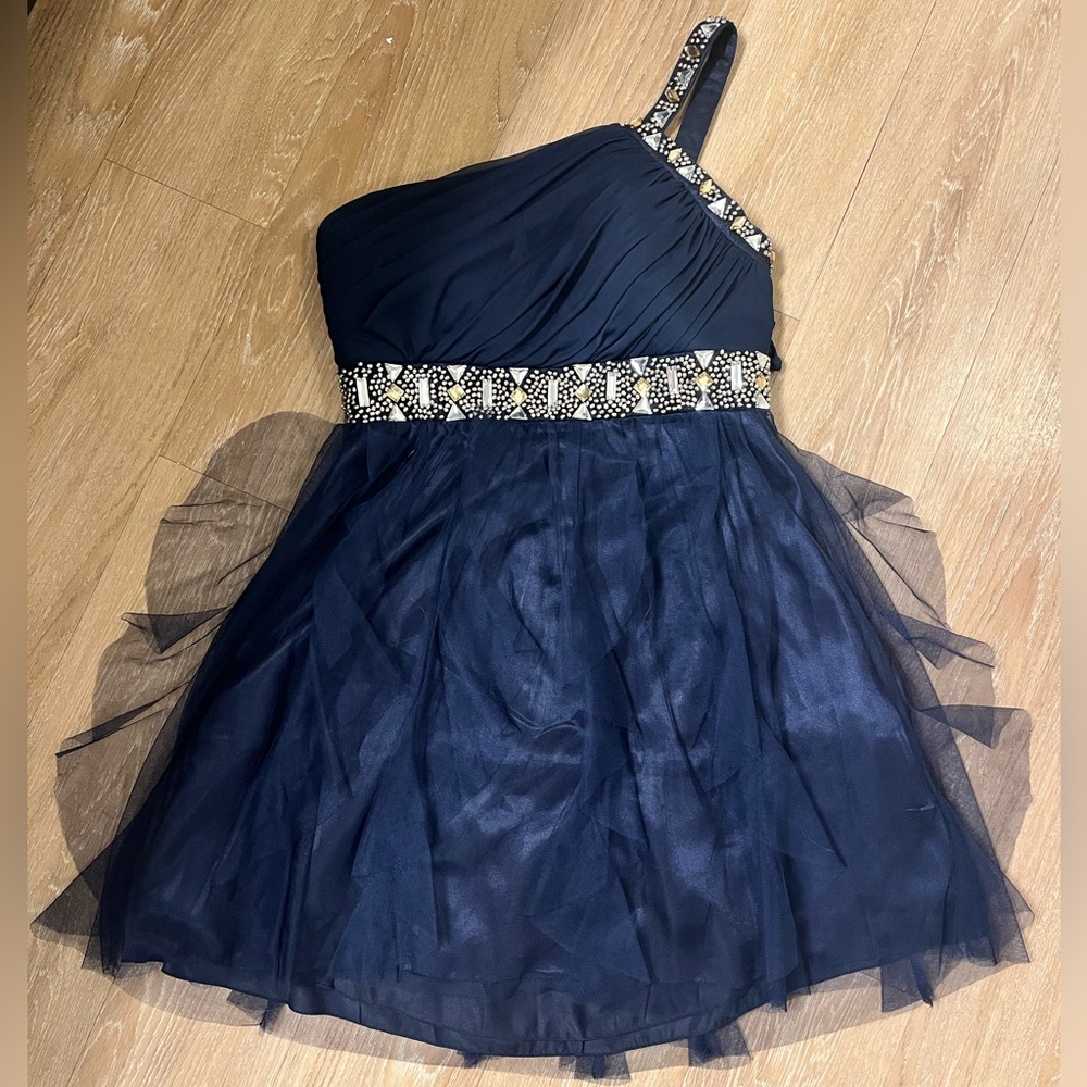 Sequin Hearts Dress. Juniors size 13. Worn once for homecoming